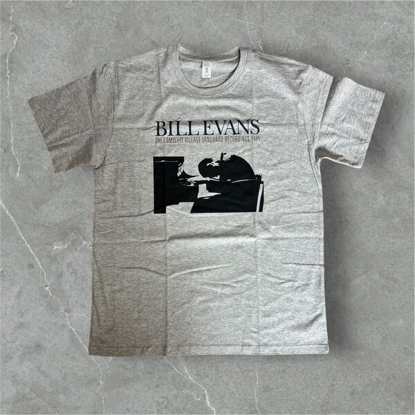 Bill Evans Tシャツ L Jazz t-shirt 新品 ビルエヴァンス グレー Village Vanguard