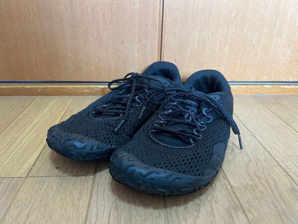 MERRELL VAPOR GLOVE 6 27.5cm ベアフットシューズ 黒 black ブラック メレル