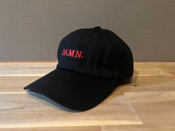 Kendrick Lamar ケンドリック・ラマー DAMN キャップ 帽子 フリーサイズ 新品 new ブラック 黒 black