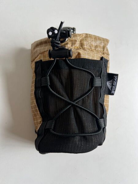 3F UL GEAR ウォーターボトルホルダー ベージュ ultralight ハイキングキャンプ アウトドア 登山 ウルトラ