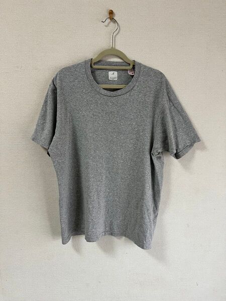 ANATOMICA アナトミカ Tシャツ M 日本製 杢 グレー T-shirt gray Made in Japan 美品