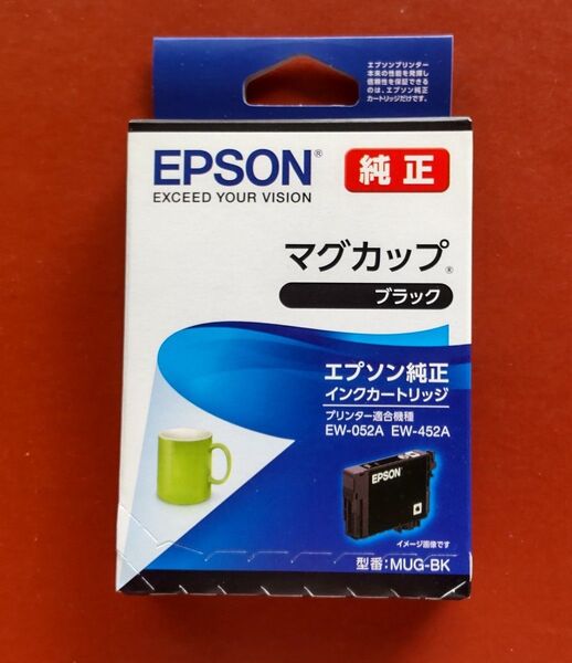 ☆新品未開封品のエプソン純正インクカートリッジMUG-BK(ブラック) 1個☆