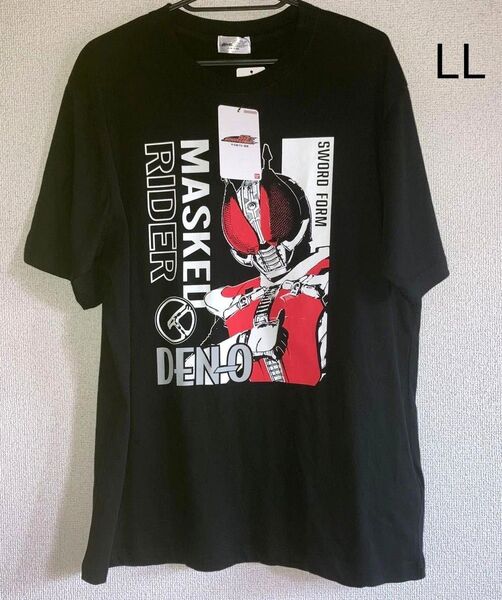 【新品】仮面ライダー 電王 Tシャツ LLサイズ ブラック 半袖 黒 仮面ライダー電王