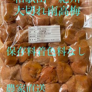 和歌山県産 紀州南高梅 大切れ 300g