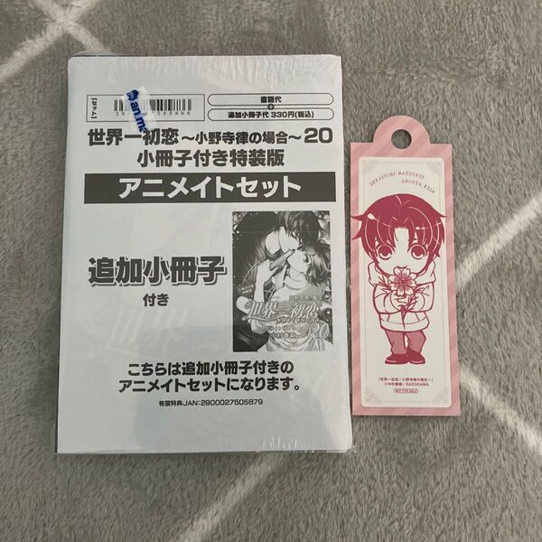 世界一初恋 ~小野寺律の場合20~小冊子付き特装版 アニメイト BLマンガ 特典