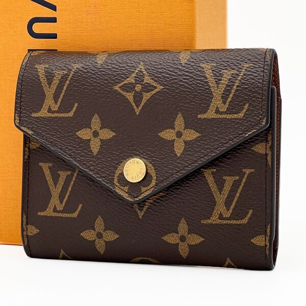 ICチップ LOUIS VUITTON ルイヴィトン モノグラム ポルトフォイユ ヴィクトリーヌ 三つ折り 財布 M62472