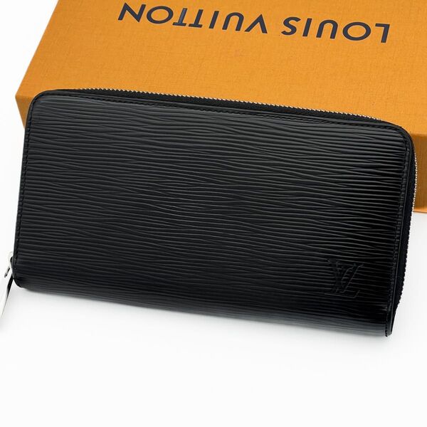 美品 LOUIS VUITTON ルイヴィトン エピ ジッピーウォレット ラウンド 長財布 黒 ブラック M60072
