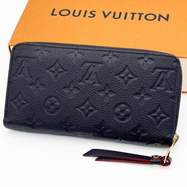 LOUIS VUITTON ルイ ヴィトン アンプラント モノグラム ジッピーウォレット 長財布 マリーヌルージュ M62121