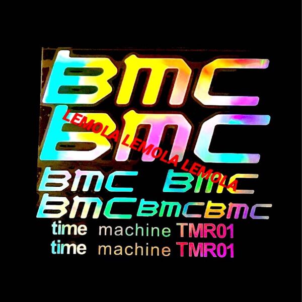 BMC 車体ステッカー レインボー(シルバー地)1車セット分