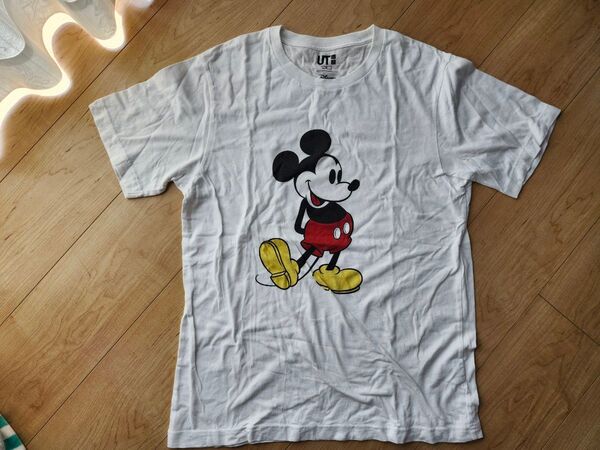 ユニクロ UT ミッキーマウス Tシャツ Mサイズ ホワイト