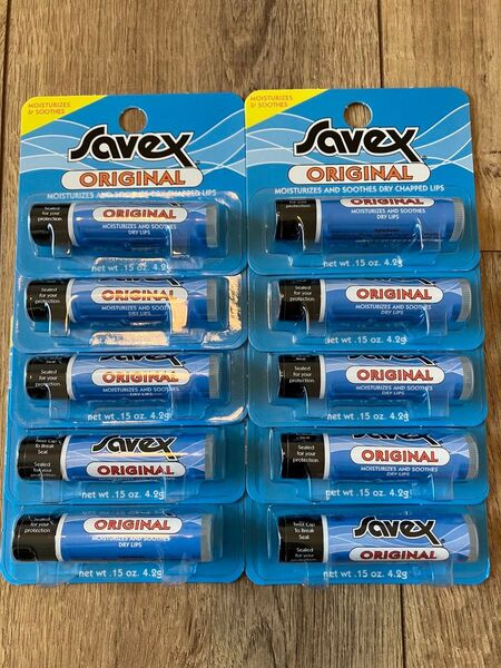 サベックス リップスティック10本セット Savex オリジナル アメリカ製 リップクリーム