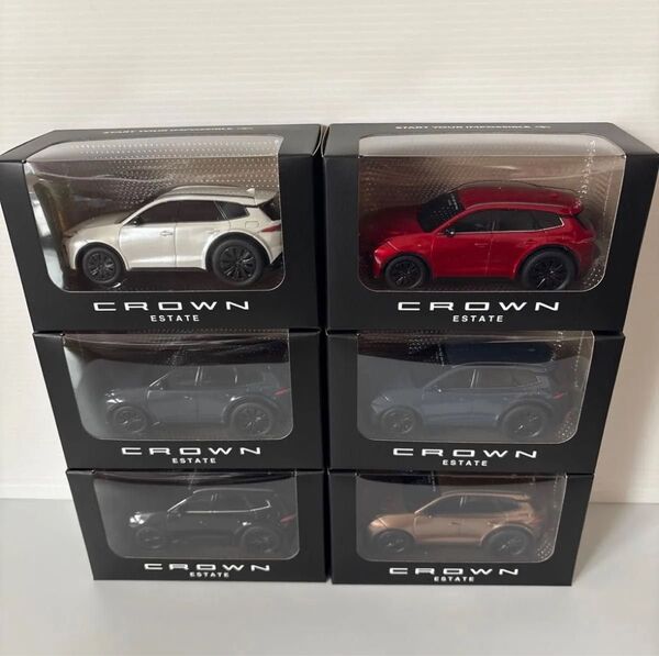新型クラウンエステート プルバックミニカー 6色コンプリートセット【新品未開封】