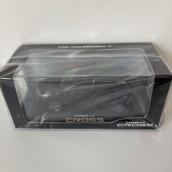 トヨタ 新型カローラクロス ミニカー カラーサンプル ブラック 黒【新品未開封】