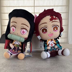 鬼滅の刃×ラスカル コラボBIGぬいぐるみ 兄弟セット