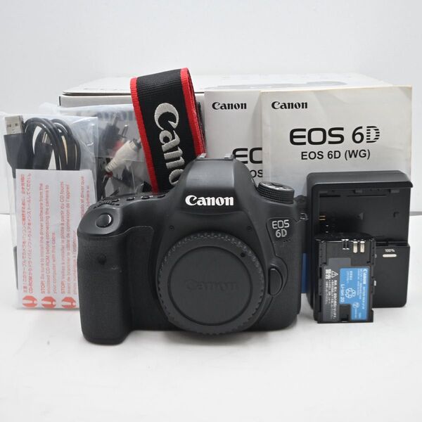 シャッター回数『3608』Canon デジタル一眼レフカメラ EOS 6Dボディ