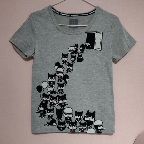 NORAKURO ノラクロー Tシャツ グレー キャラクター