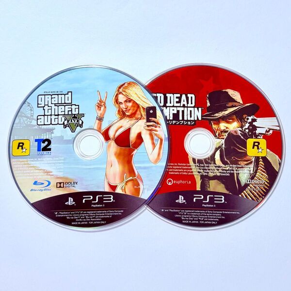 PS3 グランド・セフト・オートⅤ レッド・デッド・リデンプション ディスクのみセット