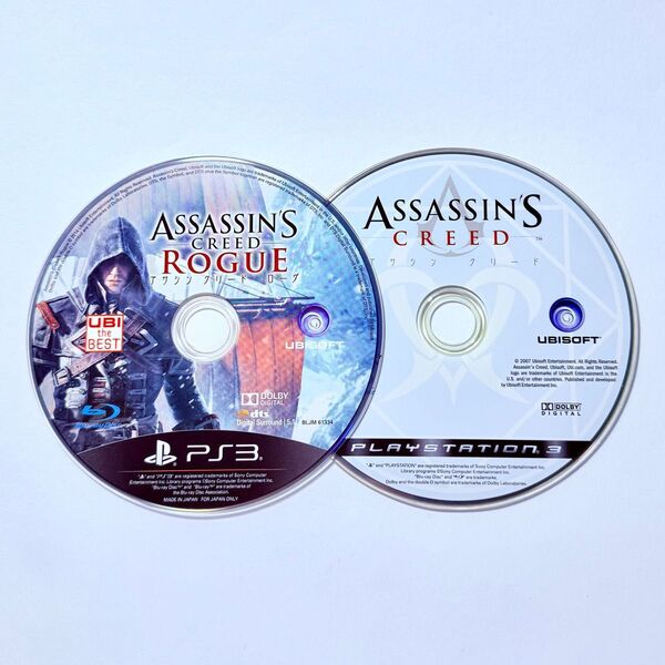PS3 アサシンクリード アサシンクリード ローグ ディスクのみセット