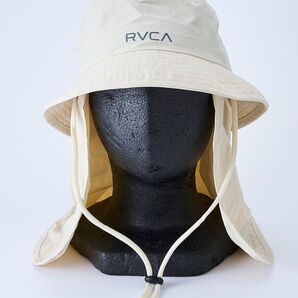 【新品 RVCA(ルーカ)】取り外せるタレ付 撥水素材のシンプルバケット BALANCE SUN SHADE【2025春夏】