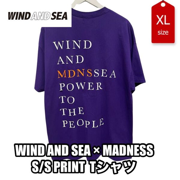 WIND AND SEA × MADNESS S/S PRINT Tシャツ XL ウィンダンシー マッドネス コラボ WDS