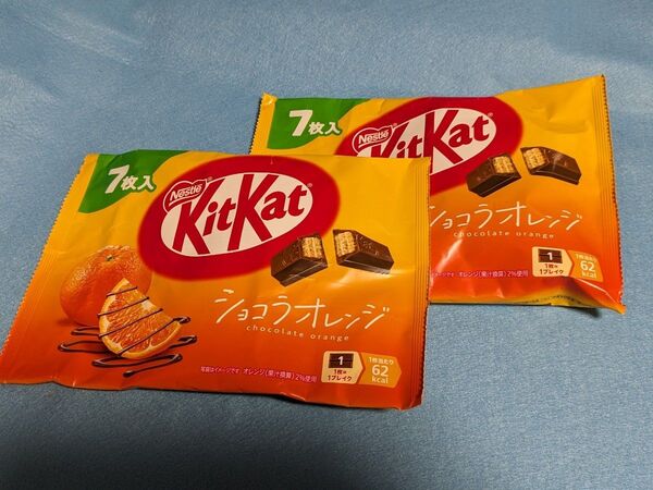 Nestle ネスレ Kitkat キットカット ショコラオレンジ 7枚×2袋