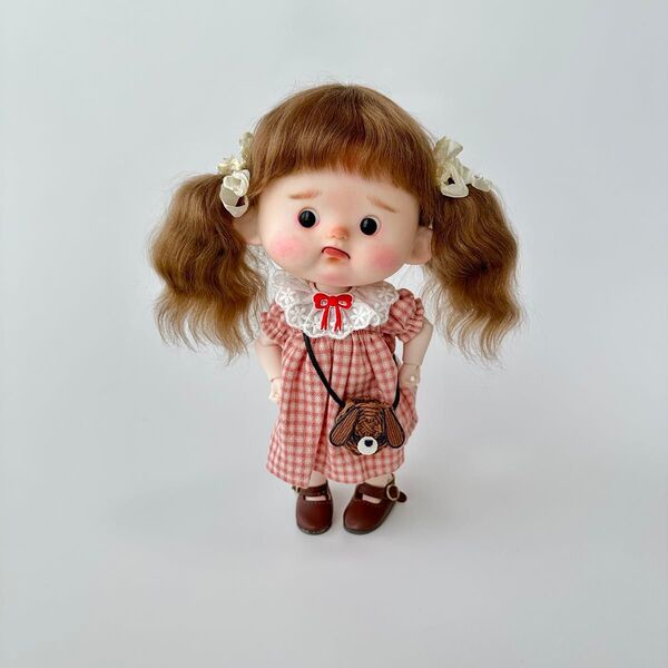dayuanbao qbaby カスタムドール 球体関節人形 bjd 人形 アウトフィット モヘアウィッグ 1/6