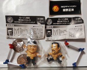 ● Новая Япония Pro -Wrestling IWGP Последовательный чемпион. Рисунки 2 Body 007 Shinya Hashimoto, Masahiro Chono