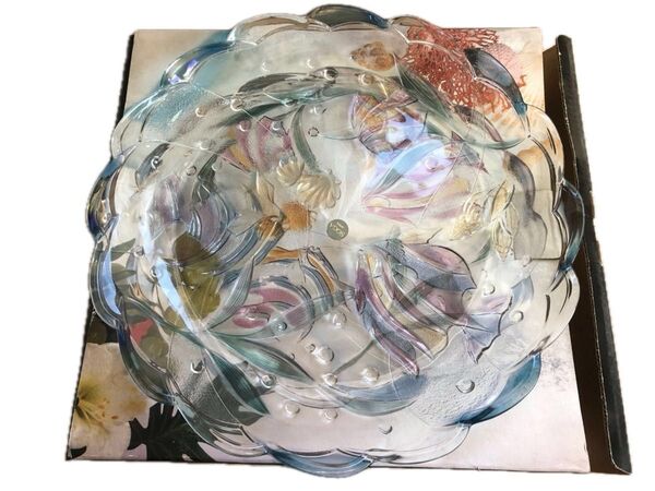 金魚大皿1枚 丸皿5枚 大皿1枚 ガラス食器