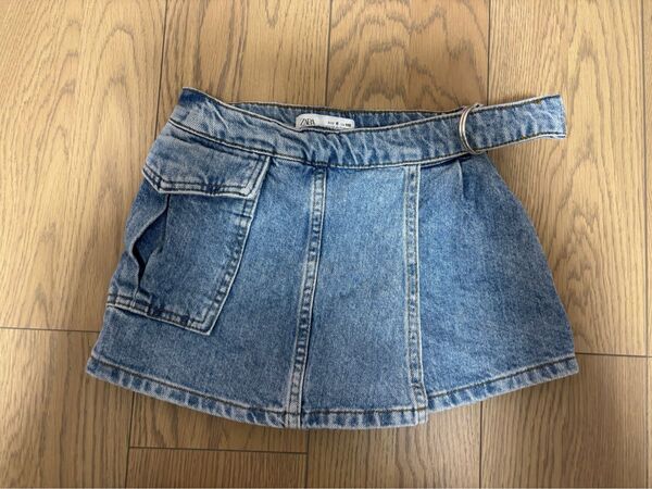 ザラ ZARA ザラキッズ 女の子 スカート デニム ショートパンツ 6歳 116cm