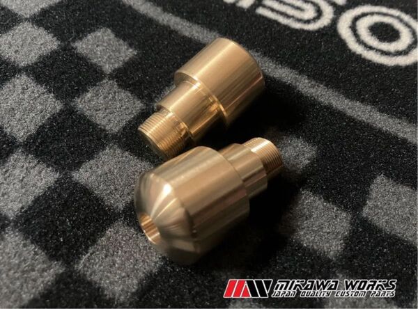 真鍮 CB750F 純正 ハンドル用 バーエンド 左右 1セット CBX400F CBX1000 CB900F CB1100F
