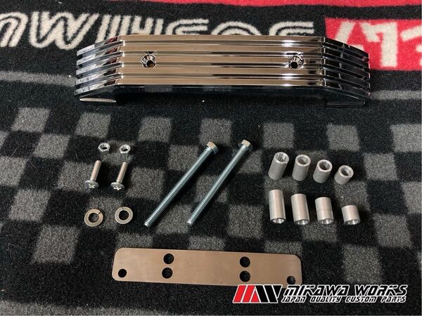 Z1 Z2 フィンタイプ メッキ フロント ステム エンブレム 取り付け ステー セット 三又 カワサキ KZ900 KZ1000