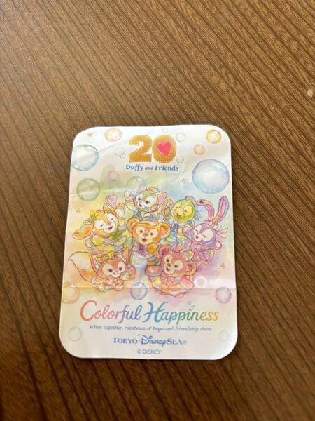 ダッフィー&フレンズ 20周年 シール ステッカー