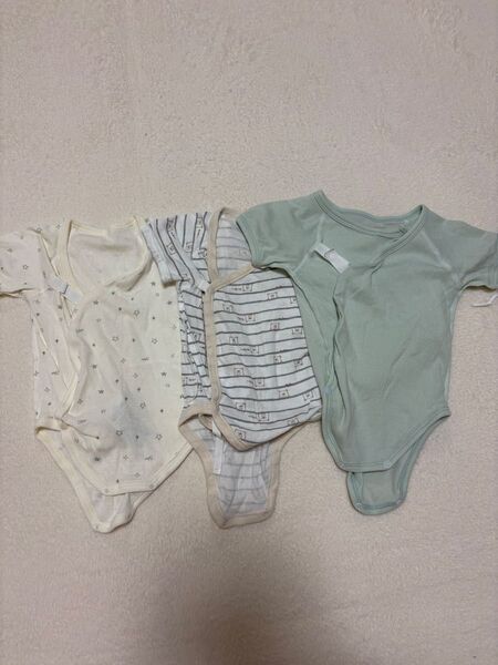 ベビー服 ロンパース 肌着 3枚セット