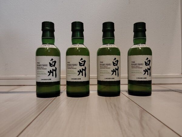 サントリー シングルモルトウイスキー 白州 ミニボトル 180ml 4本