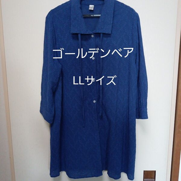 ゴールデンベア オーバーブラウス チュニック LLサイズ