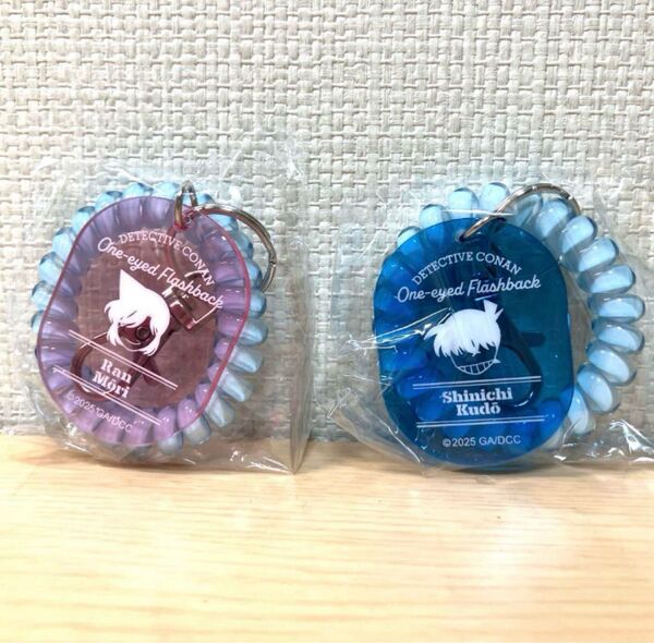 名探偵コナン 隻眼の残像 ロッカーキー風アクリルキーホルダー 蘭 新一