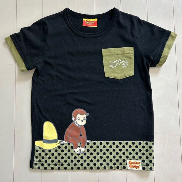 おさるのジョージ キッズ 子ども 半袖Tシャツ