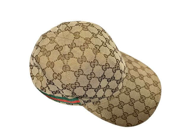 GUCCI キャップ 帽子 グッチ GG柄 Lサイズ ベースボールキャップ