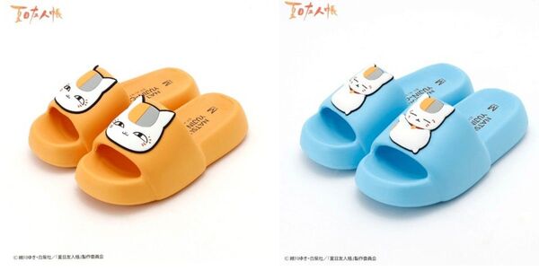 即決 夏目友人帳 ニャンコ先生 厚底サンダル 2足セット【M】新品タグ付き シャワーサンダル