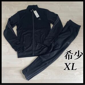 adidas アディダス ジャージ 上下 セットアップ 黒 希少XL 未使用