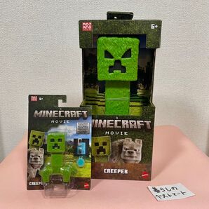 新品◆海外限定◆マイクラ 映画 クリーパー フィギュア 2体セット