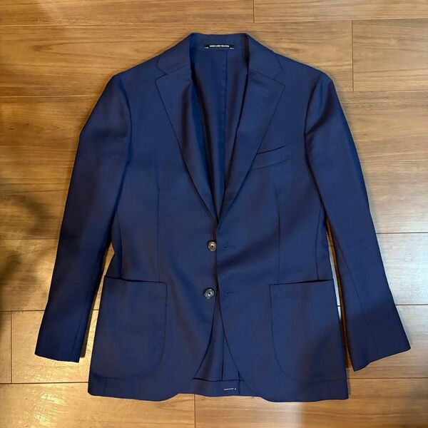 【美品】UNITED ARROWS ユナイテッドアローズ ビジネス ジャケット ネイビー