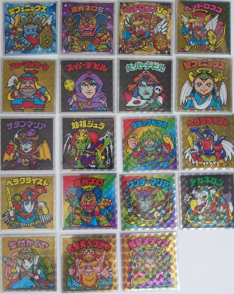 ヘッドだらけのビックリマンシール 40周年 19枚まとめ売り