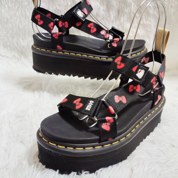 Dr. Martens VEGAN ハローキティ 60周年記念コラボ サイズUK5 +6cm 厚底