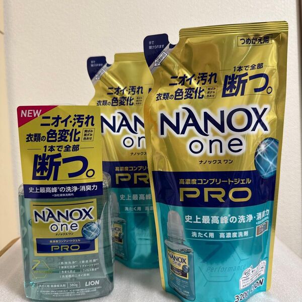 ナノックス ワン NANOX one プロ パウダリーソープの香り 380g × 1個