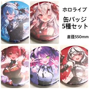 ホロライブ 缶バッジ 5種セット
