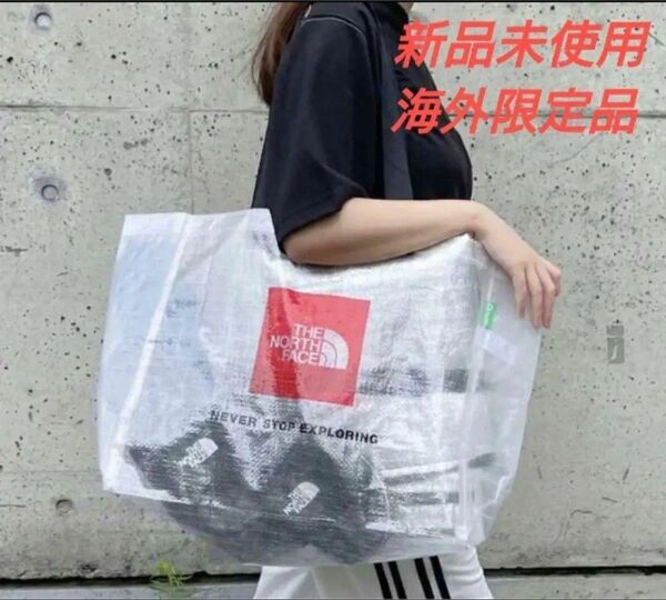 残り一つ!日本未発売 THE NORTH FACE 2WAY クリア トートバッグ 1
