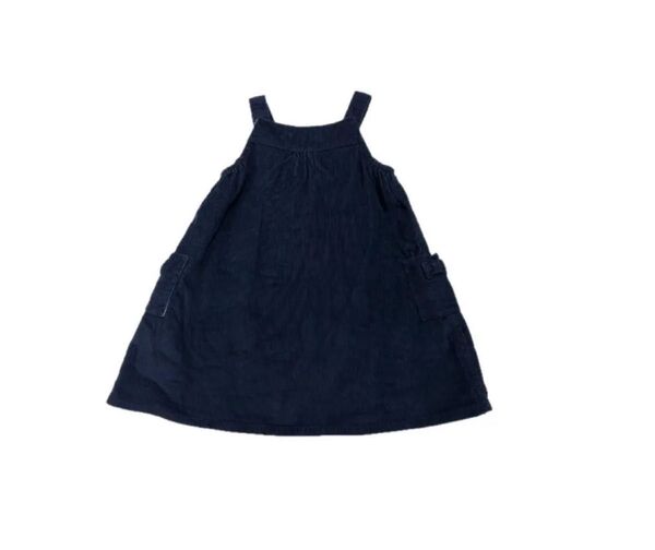 【プチバトー】美品 ジャンパースカート ジャンスカ 女の子 24m86cm
