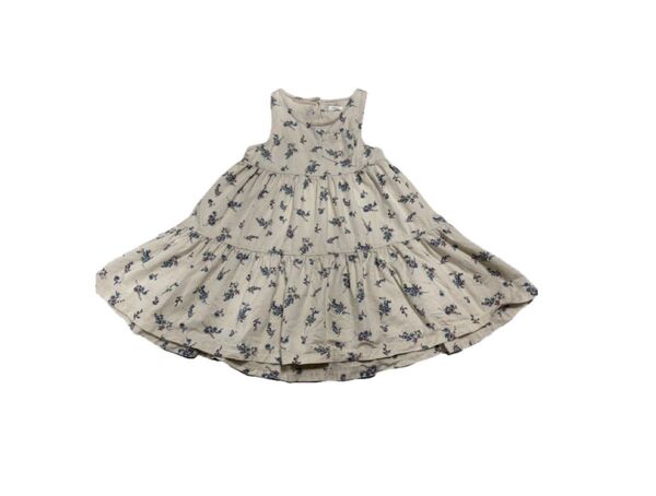 【next ネクスト】美品 花柄ノースリーブワンピース フレア 女の子 104