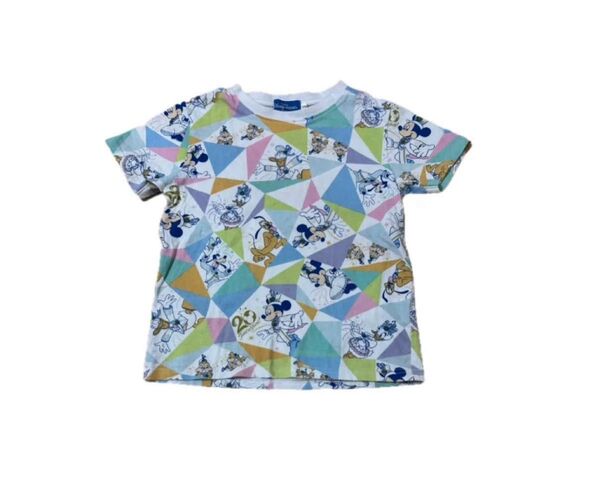 【Disneyディズニー】美品 半袖Tシャツ ミッキーフレンズ 20周年 120